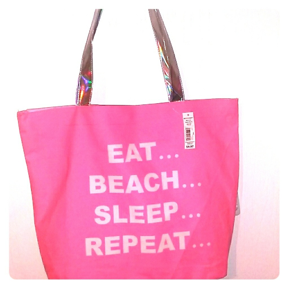 Canvas beach bag